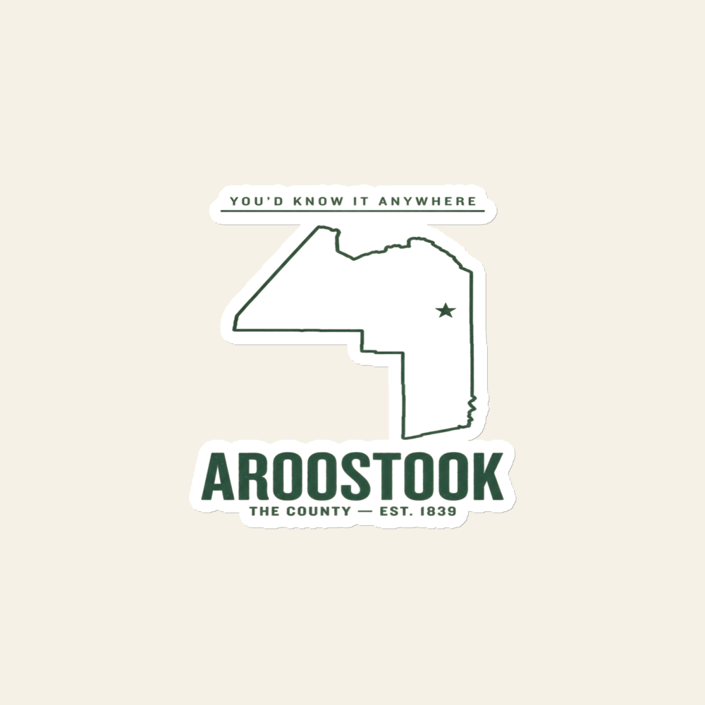 Aroostook Outline Magnet